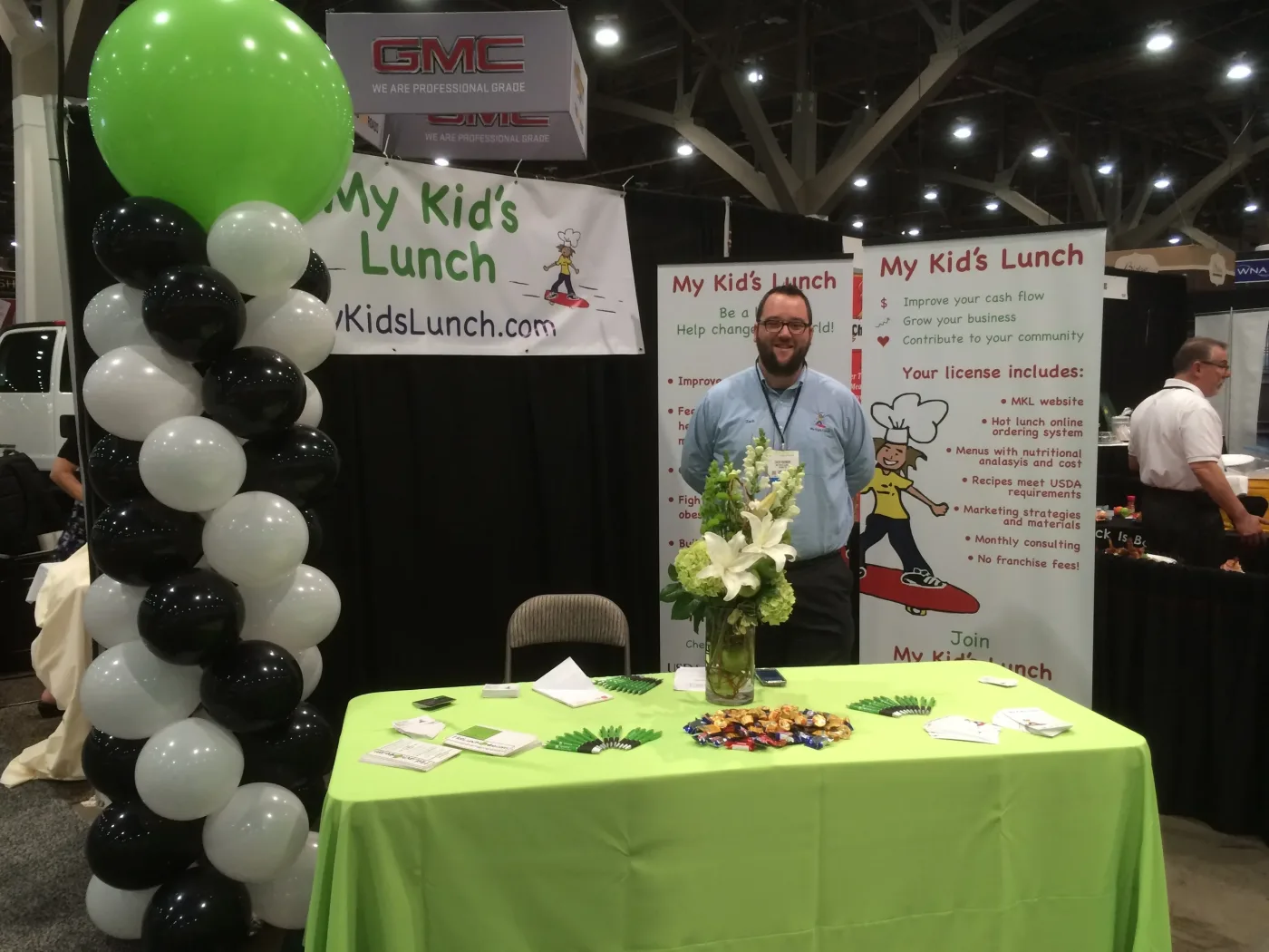My Kids Lunch booth at a community event