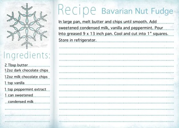 Recipe card: Bavarian Nut Fudge