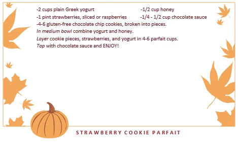 Recipe card: Strawberry Cookie Parfait